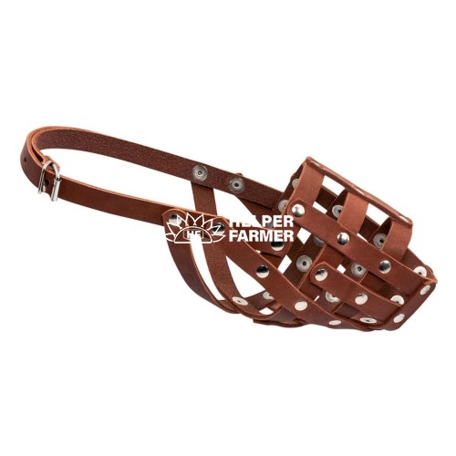 Намордник м'який №3 (ротвейлер сучка, лабрадор) коричневий 06306