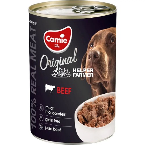 Вологий корм для собак Carnie Original Mono Protein Яловичина 400 г