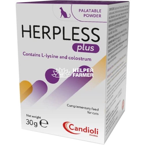 Херплес Плюс порошок противовірусний для котів, 30 г