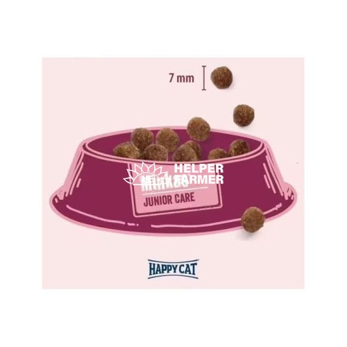 Сухой корм для котят Happy Jun Care с птицей с 13-й недели жизни, 1 кг (весовой)