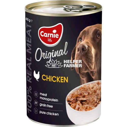 Вологий корм для собак Carnie Original Mono Protein Курка, 400 г