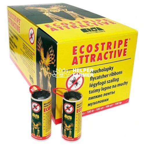 Липкая лента от мух Ecostripe Attractive
