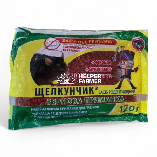 Щелкунчик зерно від щурів та мишей мікс, 120 г