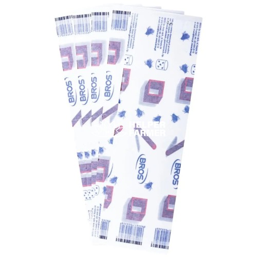 Клеевая ловушка от летающих насекомых BROS / Липкая лента, липучка от мух, 1 шт