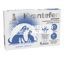 Квантефен ModeS антигельминтные таблетки для собак и кошек, 1 таблетка на 10 кг, 1 таблетка