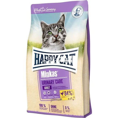 Сухой корм для кошек для профилактики мочекаменной болезни Happy Cat Minkas Urinary Care Geflugel с птицей, 10 кг