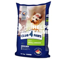 Сухой корм для собак малых пород Club 4 Paws Premium, 14 кг