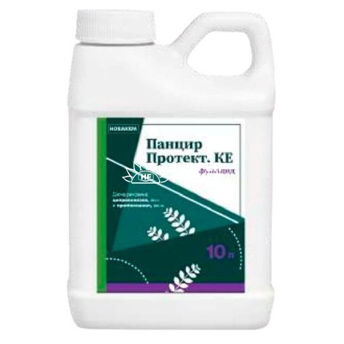 Фунгицид Панцирь Протект КЭ (ципроконазол, 80 г/л + пропиконазол, 250 г/л), 10 л