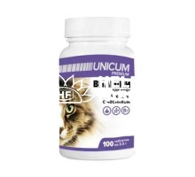 Бреверс Unicum Premium вітаміни для кішок з часником, 100 таблеток 50 г