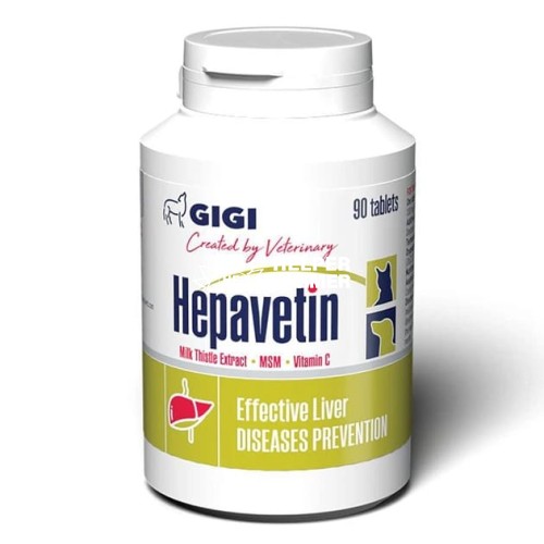 Gigi Хепаветін - Гепатопротектор для котів і собак №90 таб