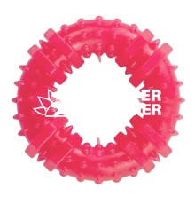 Игрушка для собак кольцо с шипами 12 см. Agility розовое