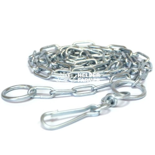 Цепь будочная толщина 4 мм длина 3 м металл 4-115 Лила