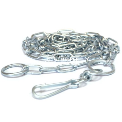 Цепь будочная толщина 4 мм длина 2 м металл 4-114 Лила