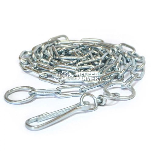 Цепь металлическая для привязи собак толщина 5 мм длина 3 м