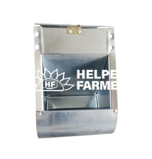 Бункерная кормушка для кроликов и других грызунов с крышкой на 1.5 л