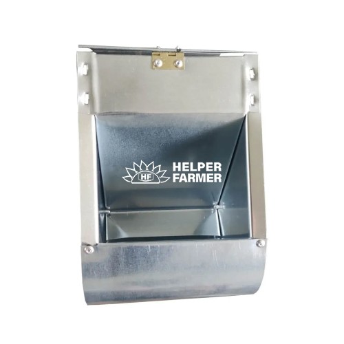 Бункерная кормушка для кроликов и других грызунов с крышкой на 1.5 л