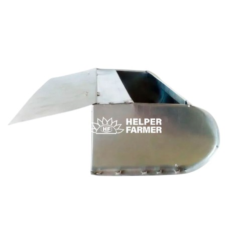 Бункерная кормушка для кроликов и других грызунов с крышкой на 5 л