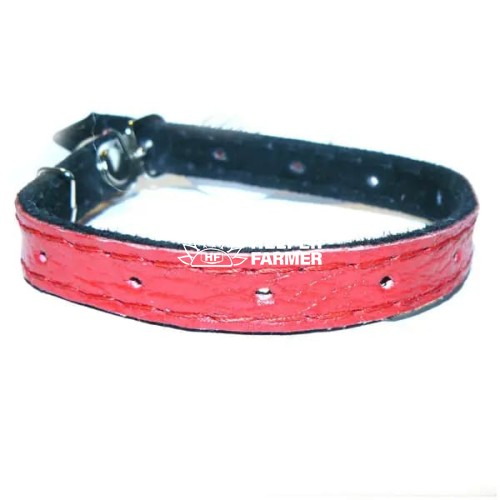 Ошейник Franty 151011/3 безразмерный кожа 15 мм 17-32 красный