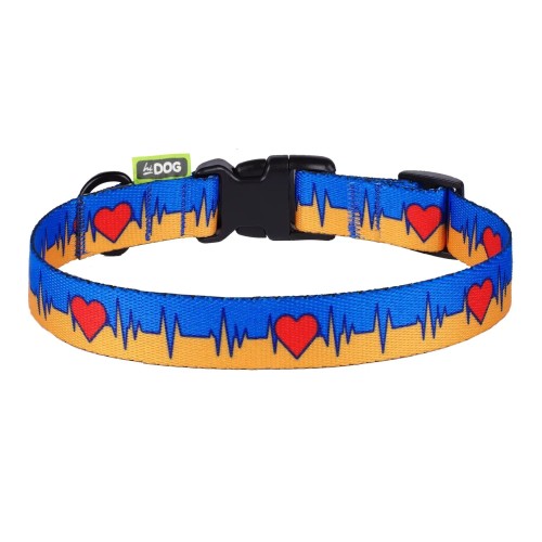 Ошейник для собаки ТМ HiDOG "Жизнь", размер XS (ширина 10 мм, обхват шеи 18-28 см)