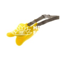 Намордник УНІ Маска S силіконова качечка жовта Ш-17-30 Р-12 см Вага 2.5-4.5 кг