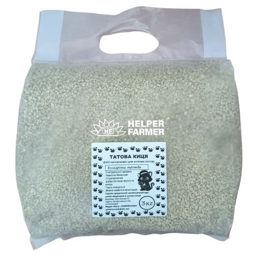 Наповнювач Еко для котів Татова Киця з ароматом троянди, 3 кг