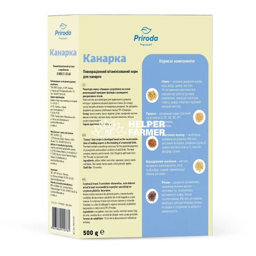 Корм для канареек Природа PR241078 Канарейка, 500 г