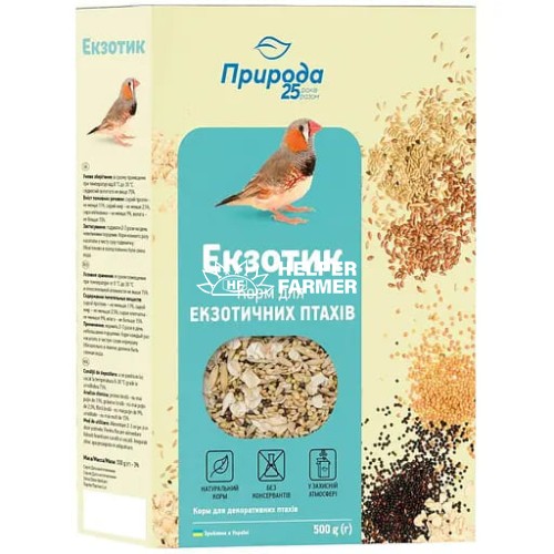 Корм для екзотичних птахів Природа PR241079 Екзотик, 500 г