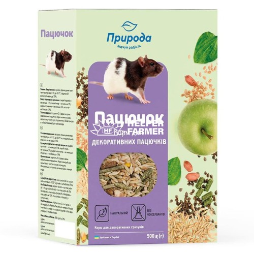 Корм для декоративных крыс Природа PR241073 Крыса, 500 г