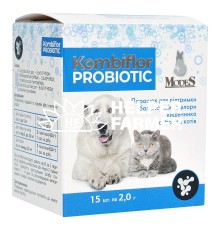 Комбифлора Пробиотик ModeS порошок для поддержания баланса микрофлоры кишечника собак и кошек по 2 г 15 саше