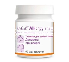 Долвіт Алерджі міні Dolfos Dolvit Allergy mini проти алергії для собак і котів, 60 таблеток