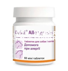 Долвіт Алерджі міні Dolfos Dolvit Allergy mini проти алергії для собак і котів, 60 таблеток