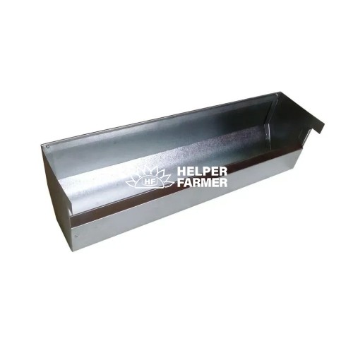 Кормушка для клеток оцинкованная сталь навесная длина 50 см