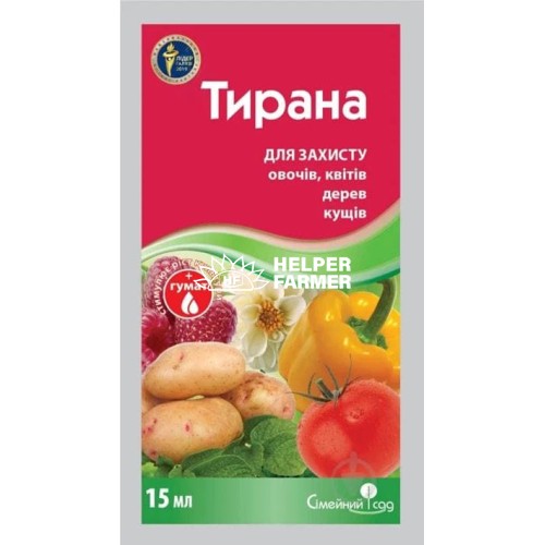 Протруйник Тирана ТМ Сімейний сад 15 мл (на 30 кг)