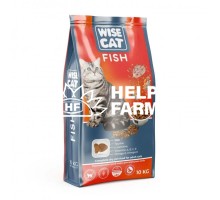 Корм для котів Wise Cat Veal Fish (риба), 10 кг
