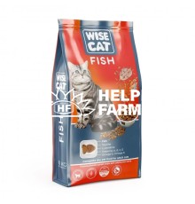 Корм для кошек Wise Cat Veal Fish (рыба), 1 кг (весовой)