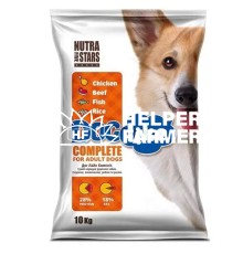 Сухий корм для собак усіх порід Nutra 5 Stars Dog Like Complete курка, телятина, риба та рис, 10 кг
