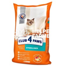 Сухий корм Club 4 Paws Преміум для стерилізованих котів, 1 кг (ваговий)