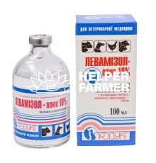 Левамізол-Плюс 10% (ДЛЯ ТВАРИН) розчин для ін'єкцій, 100 мл Продукт
