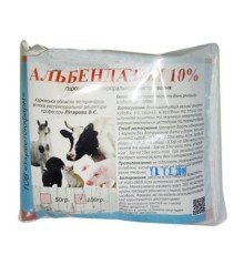 Альбендазол (ДЛЯ ЖИВОТНЫХ) 10% антигельминтик, порошок, 100 г
