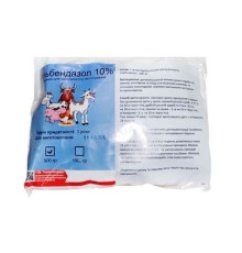 Альбендазол (ДЛЯ ЖИВОТНЫХ) 10% антигельминтик, порошок, 500 г