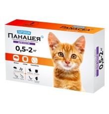 Суперіум Панацея протипаразитарні таблетки для котів 0,5-2 кг, 1 таблетка