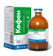 Кефен (ДЛЯ ТВАРИН) розчин для ін'єкцій, 100 мл