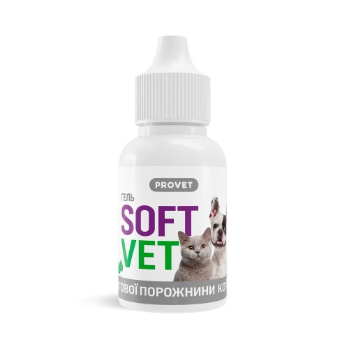 Гель ProVET SoftVet для гігієни ротової порожнини у собак і котів, 15 мл
