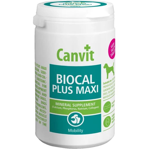 Вітаміни для собак Canvit Biocal Plus Maxi, 230 г