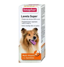 Вітаміни для собак Beaphar Laveta Super від линьки, для здорової шкіри та красивої блискучої вовни, 50 мл