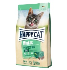 Сухий корм для дорослих котів Happy Cat Minkas Perfect Mix з птицею, ягням та рибою, 10 кг