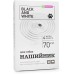 Нашийник для великих порід собак Vitomax Black&White Протипаразитарний, 70 см білий