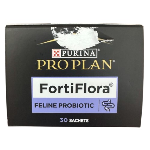 Pro Plan FortiFlora Feline Probiotic пробіотик для дорослих котів та кошенят порошок по 1 г, 30 пакетів