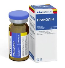 Триколін (ДЛЯ ТВАРИН) розчин пероральний, 10 мл