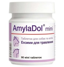 АмілаДол міні Dolfos AmylaDol mini для собак і кішок при порушенні травлення, 90 таблеток